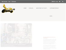 Tablet Screenshot of bentupcycles.com